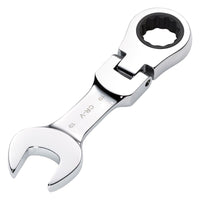 Draper HI-TORQ Metric Stubby Flexible Head Ratchet Combination Spanner, 19mm