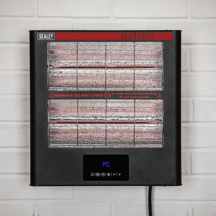 Sealey Wall Mounting Infrared Quartz Heater 2.8kW/230V IR28 Sealey - Town Tools 