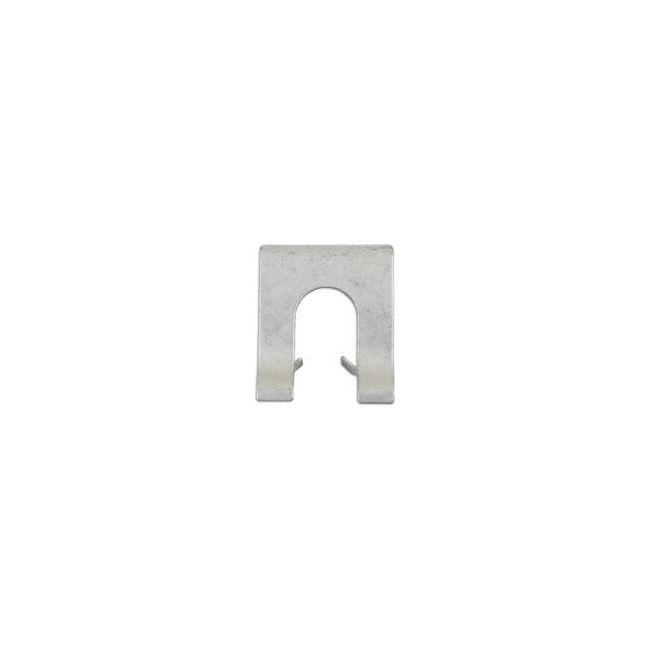 Tool Connection Brake Hose Clips Silver 27.4mm x 22.2mm 10pc 34114 Tool Connection - Town Tools 