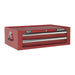 Sealey Mid-Box 2 Drawer with Ball-Bearing Slides Red AP26029T Sealey - Town Tools 