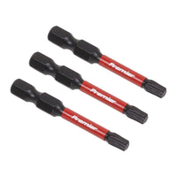 Sealey TRX-Star* T25 Impact Power Tool Bits 50mm 3pc AK8243
