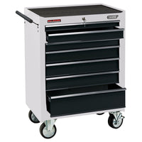 Draper Roller Tool Cabinet, 7 Drawer, 26", White 35744