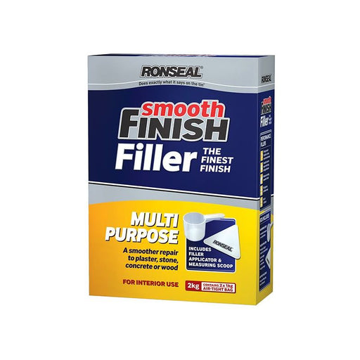 Ronseal Smooth Finish Multipurpose Wall Powder Filler 2kg Ronseal - Town Tools