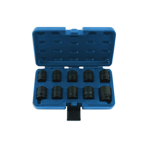 Laser Impact Socket Set 1/2"D 10pc 7609 Laser - Town Tools 