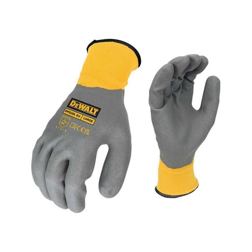 Dewalt Power Tools Water Resistant Grip Gloves - L (Size 9) DeWALT Power Tools - Town Tools