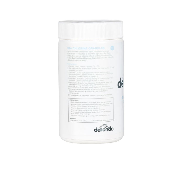 Dellonda Chlorine Granules for Hot Tubs/Spas & Swimming Pools 1kg DL50 Dellonda - Town Tools 