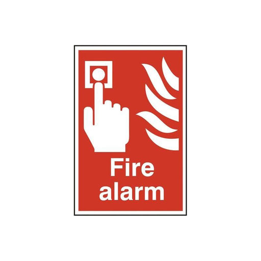 Scan Fire Alarm - PVC Sign 200 x 300mm Scan - Town Tools