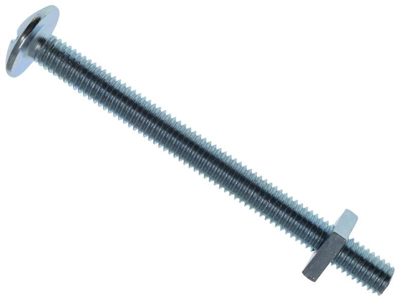 METALMATE Roofing Bolt & Nut ZP M6 x 70mm (Box 25) METALMATE� - Town Tools