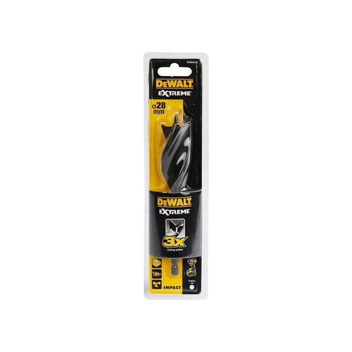 Dewalt Power Tools Extreme Tri-Flute Spade Bit 28 x 152mm DeWALT Power Tools - Town Tools