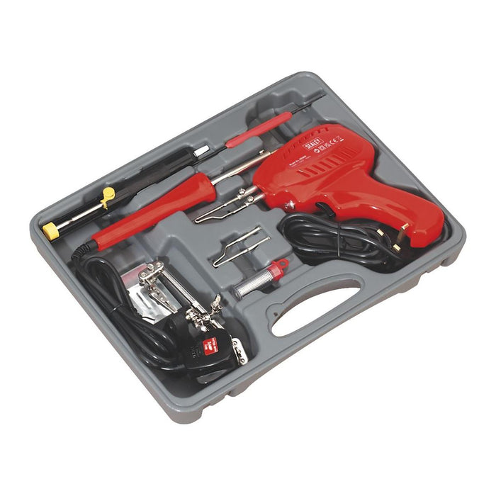 Sealey Soldering Gun/Iron Kit 8pc 230V SD300K Sealey - Town Tools 