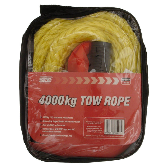 Maypole Tow Rope - 3.5m - 4000kg