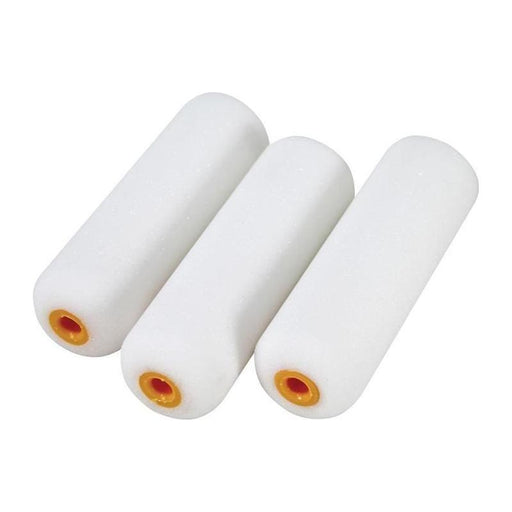 Faithfull Foam Mini Roller Refills 100mm (4in) Pack of 10 Faithfull - Town Tools