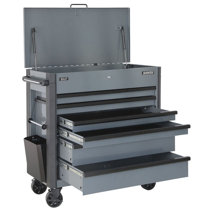 Superline Pro Tool Trolley 6 Drawer - Grey AP366G Superline Pro - Town Tools 