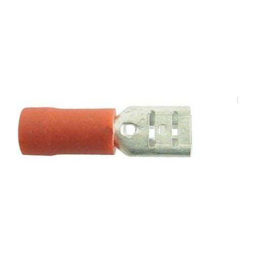 Wot-Nots Wiring Connectors - Red - Female Slide-On - 5mm - Pack of 4 Pearl - Town Tools 