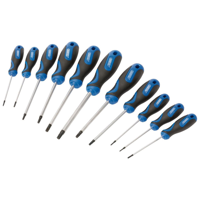 Draper TX-STAR and Draper TX-STAR Security Soft Grip Screwdriver Set (11 Piece) Draper - Town Tools 