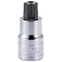 Carlyle Tools Socket - Tamper Proof Star Standard - 1/2In. Dr - T60H