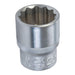 King Dick Socket SD 1/2" Metric 12pt 23mm King Dick - Town Tools 