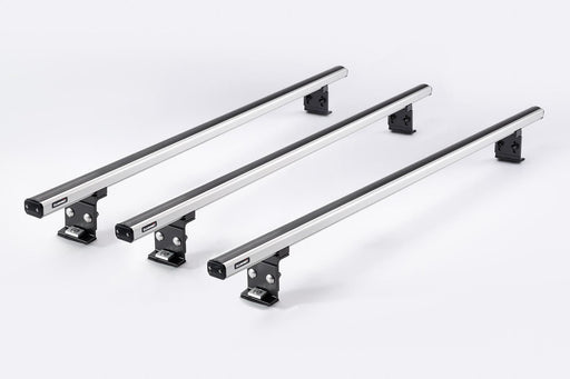 Summit 3 x Aluminium Fixed Point Roof Bars Rack 1.7m for Nissan Interstar X62 Summit - Town Tools