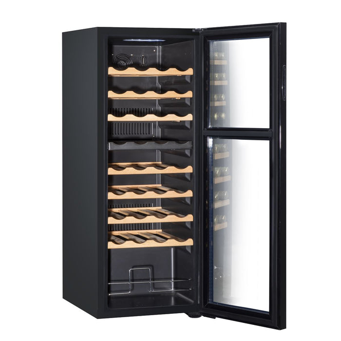 Baridi 36 Bottle Dual Zone Wine Fridge & Cooler DH91