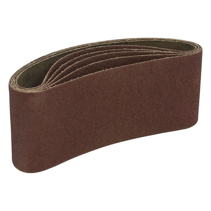 Sealey 76 x 457mm Sanding Belt 60Grit - Pack of 5 SB60457 Sealey - Town Tools 