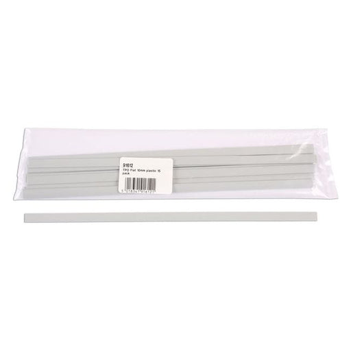 Power-Tec TPO Flat Plastic Strips 10mm 15pc 91612 Power-Tec - Town Tools 