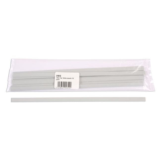 Power-Tec TPO Flat Plastic Strips 10mm 15pc 91612 Power-Tec - Town Tools 