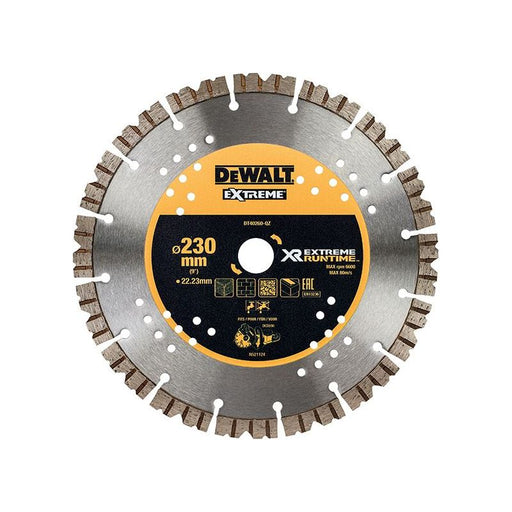 Dewalt Power Tools DT40260 Extreme Diamond Cutting Blade 230 x 22.23mm DeWALT Power Tools - Town Tools