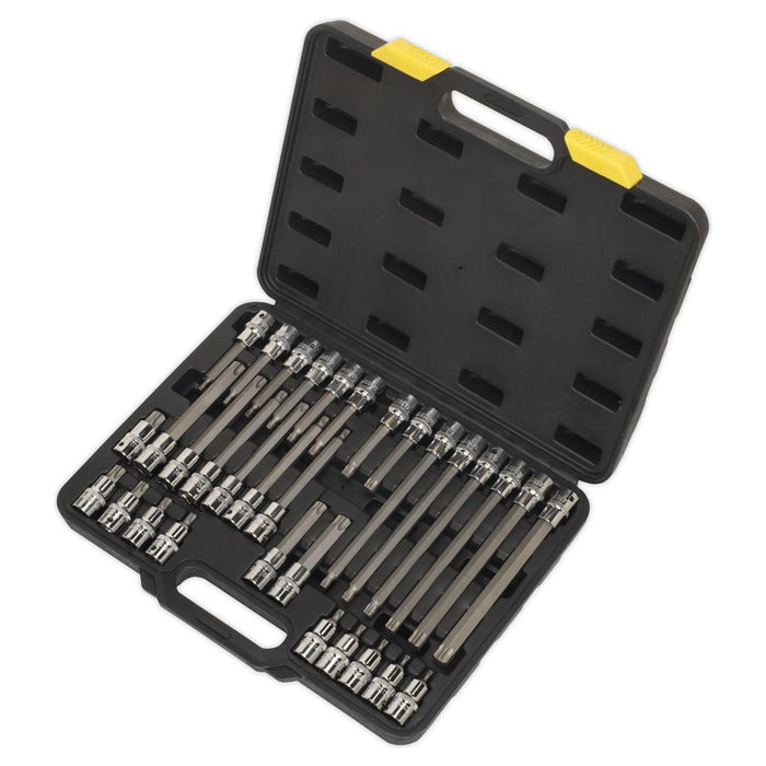 Sealey TRX-Star* Socket Bit Set 32pc 1/2"Sq Drive S01076