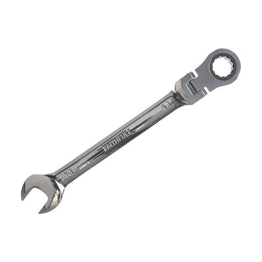 Faithfull Ratchet Combination Spanner Flex Head CV 14mm Faithfull - Town Tools