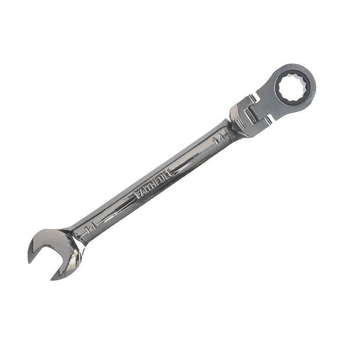 Faithfull Ratchet Combination Spanner Flex Head CV 14mm Faithfull - Town Tools