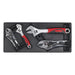 Sealey Tool Tray with Locking Pliers & Adjustable Wrench Set 4pc TBT04 Sealey - Town Tools 