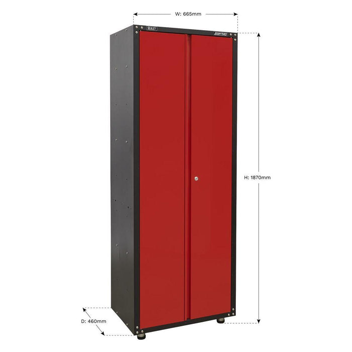 Sealey Modular 2 Door Full Height Cabinet 665mm APMS83 Sealey - Town Tools 