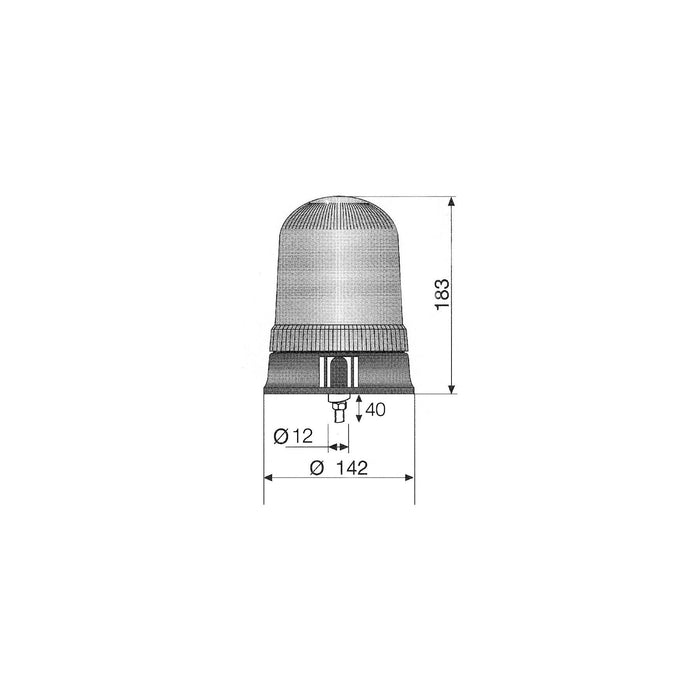 Ring Automotive RCV9950 Dual Voltage Single Bolt, Amber Ring Automotive - Town Tools 