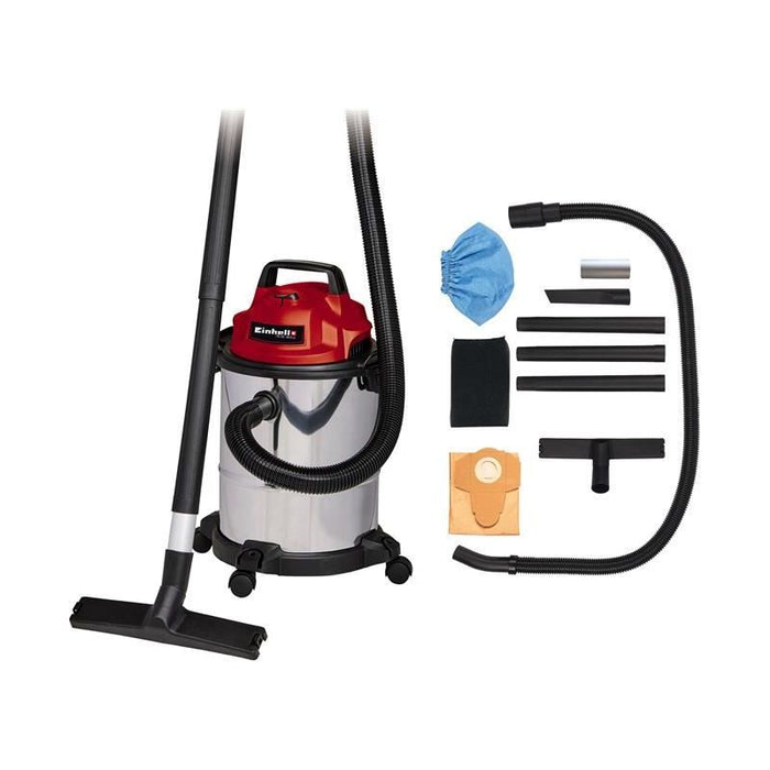 Einhell TC-VC 1815 S Wet & Dry Vacuum Cleaner 15 litre 1250W 240V Einhell - Town Tools
