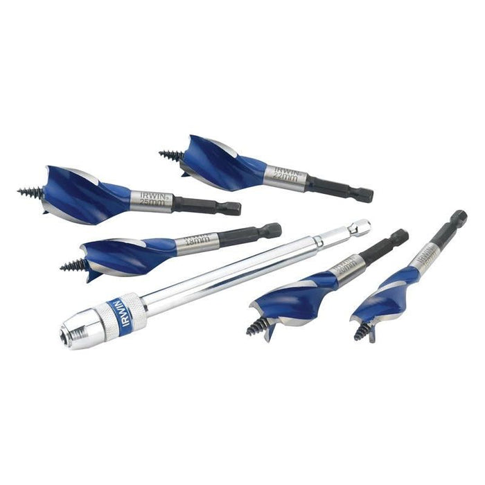 Irwin® Blue Groove 6X Stubby Wood Bit Set, 5 Piece IRWIN® - Town Tools