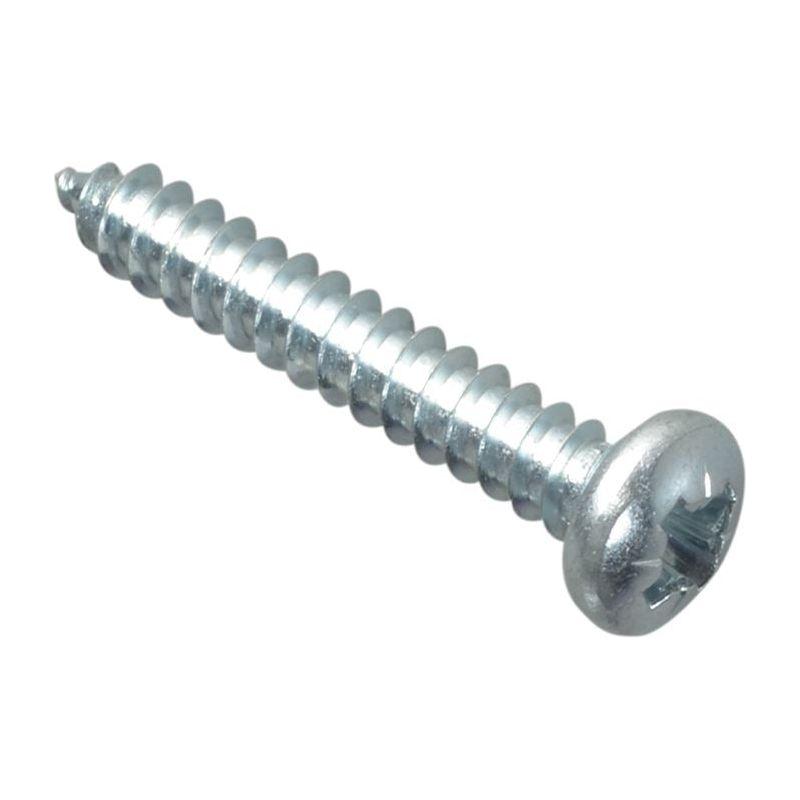 Forgefix Self-Tapping Screw Pozi Compatible Pan Head ZP 1in x 8 ForgePack 25 ForgeFix - Town Tools