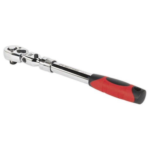 Sealey Flexi-Head Ratchet Wrench 1/2"Sq Drive Extendable AK6682 Sealey - Town Tools 