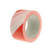 Faithfull Economy Self-Adhesive Hazard Tape Red/White 50mm x 33m Faithfull - Town Tools