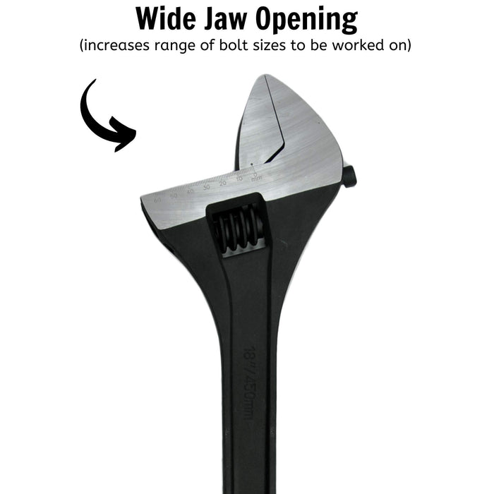 Teng Tools Adjustable Wrench 450mm Teng Tools - Town Tools 