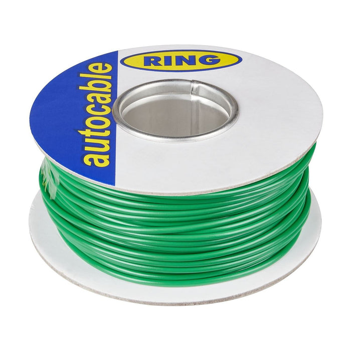 Ring Automotive RC0117G Cables, 28/0.30 mm, 50 m, Green Ring Automotive - Town Tools 