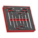 Teng Tools T-Handle Ball Point Hex Key Set FOAM2 7 Pieces Teng Tools - Town Tools 