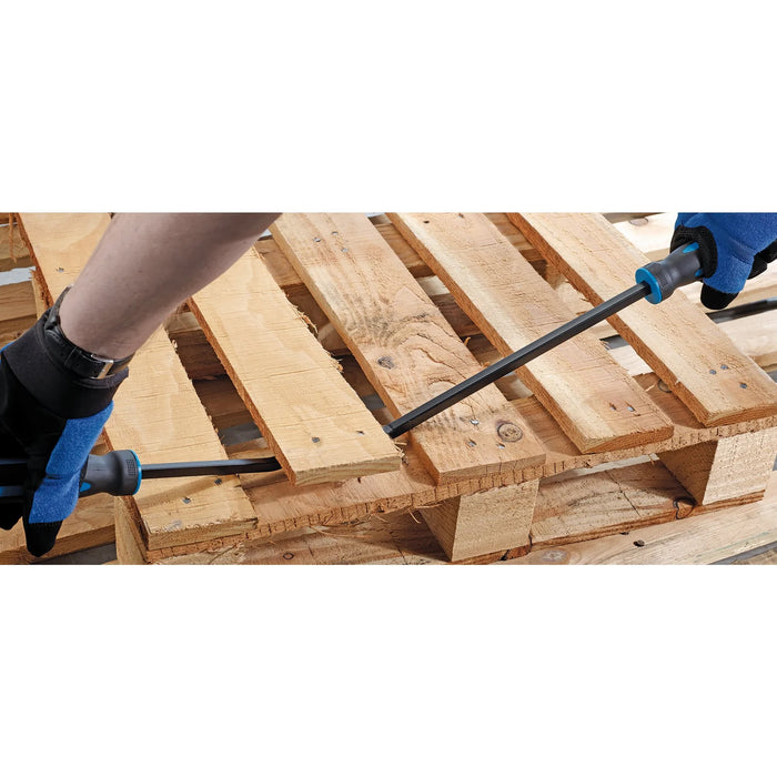 Draper 'Pound Thru' Soft Grip Pry Bar Set (4 Piece) - PB/SET/SG4