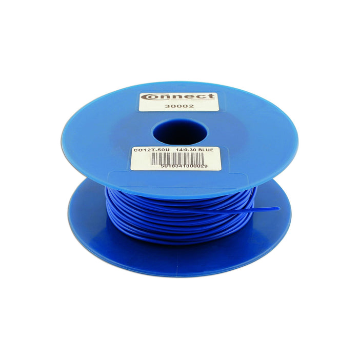 Connect Blue Single Core Auto Cable 14/0.30 50m 30002 Tool Connection - Town Tools 