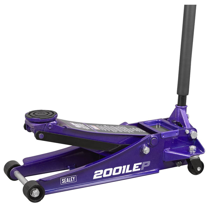 Sealey Low Profile Rocket Lift Trolley Jack 2.25 Tonne - Purple 2001LEP Sealey - Town Tools 