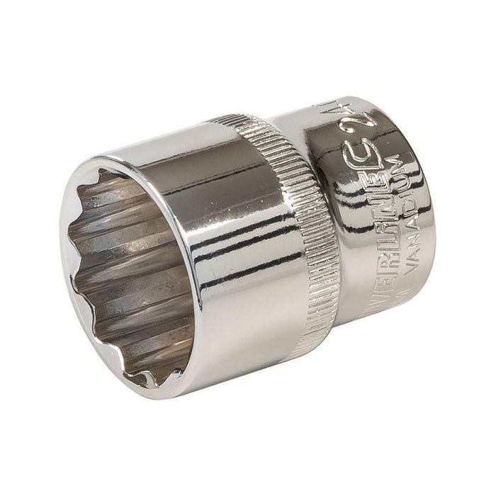 Silverline Socket 1/2" Drive 12pt Metric 24mm Silverline - Town Tools 