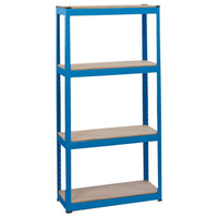 Draper Steel Shelving Unit, 4 Shelves, L760 x W300 x H1520mm 21658