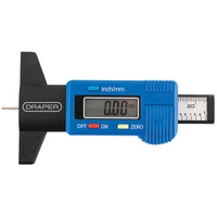 Draper Digital Tyre Tread Depth Gauge - TG1-B