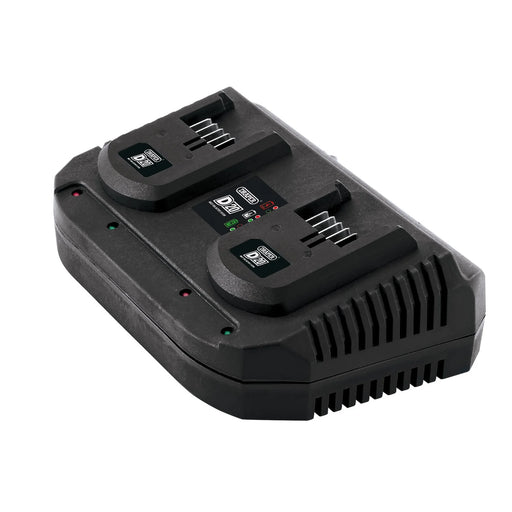 D20 20V Li-ion Fast Twin Battery Charger, 2 x 3.5A - D20TBCF - image 1