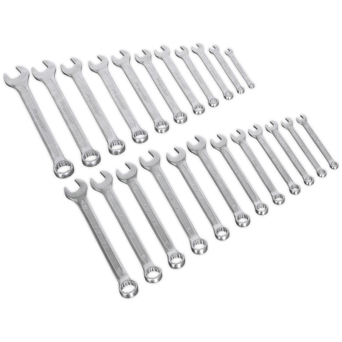 Sealey Combination Spanner Set 23pc Metric/Imperial AK63256 Sealey - Town Tools 