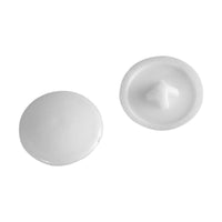 Forgefix Pozi Compatible Cover Cap White No.6-8 Bag 100